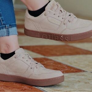 Guess Tan Sneakers with Minimalist Design